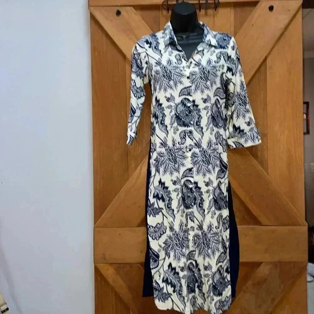 Melange Paisley Dress- XS